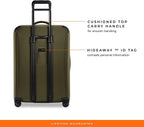 ZDX-Expandable Luggage with 4 Spinner Wheels, Hunter, Checked-Large 29 Inch