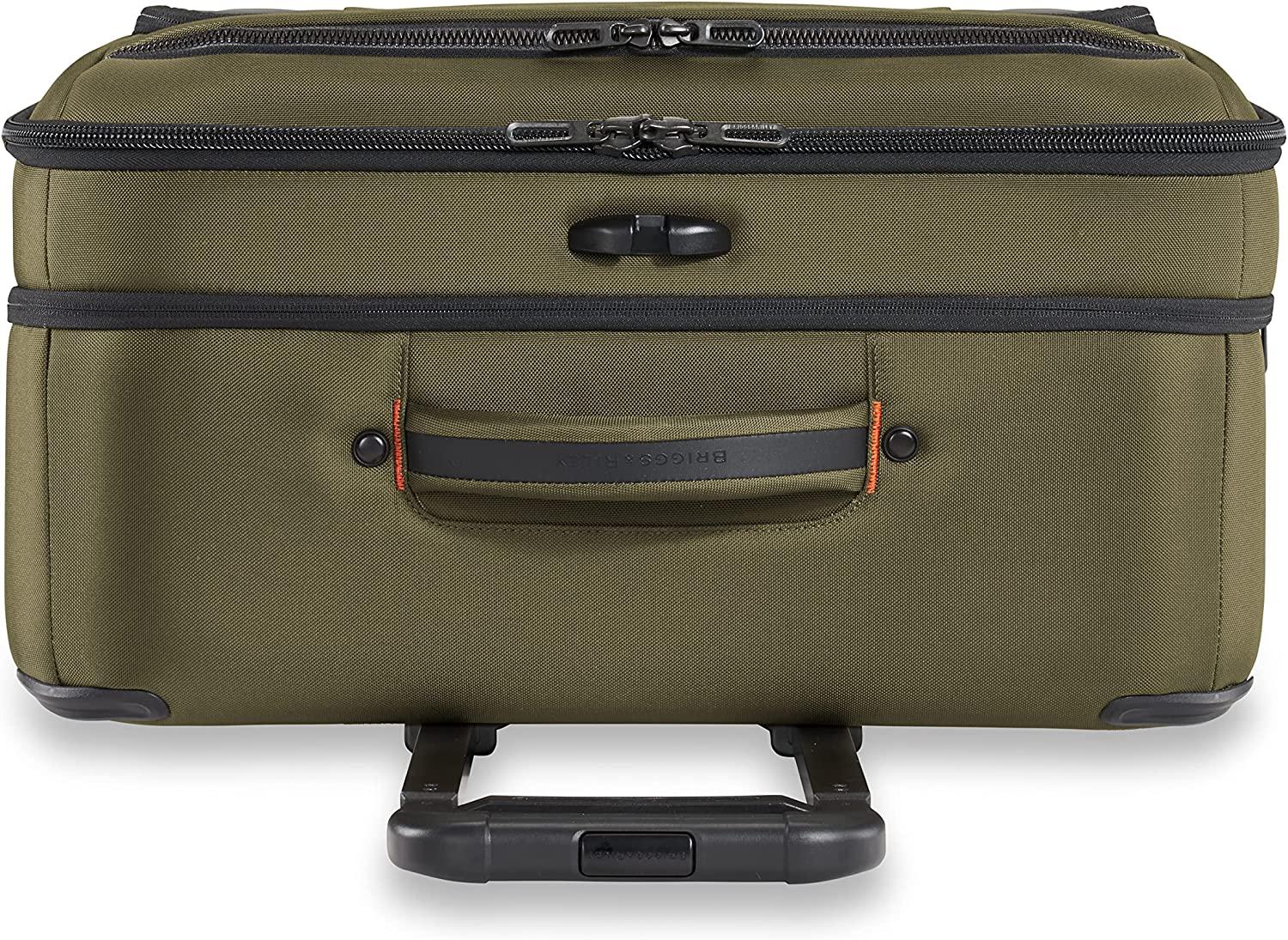 ZDX-Expandable Luggage with 4 Spinner Wheels, Hunter, Checked-Large 29 Inch