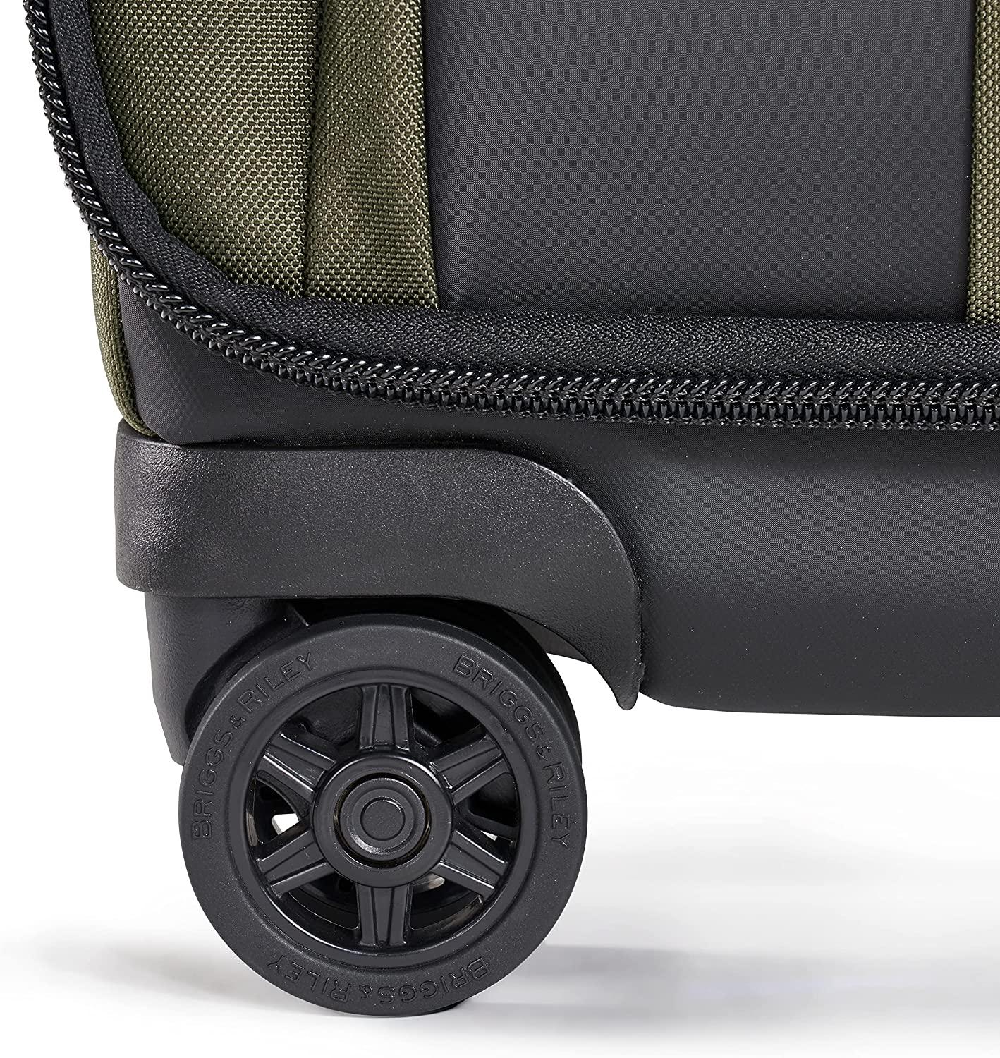 ZDX-Expandable Luggage with 4 Spinner Wheels, Hunter, Checked-Large 29 Inch
