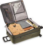 ZDX-Expandable Luggage with 4 Spinner Wheels, Hunter, Checked-Large 29 Inch