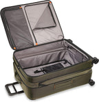 ZDX-Expandable Luggage with 4 Spinner Wheels, Hunter, Checked-Large 29 Inch