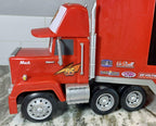 disney cars 19” lcd tv mack lightning mcqueen television w/ remote. tested works
