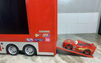 disney cars 19” lcd tv mack lightning mcqueen television w/ remote. tested works