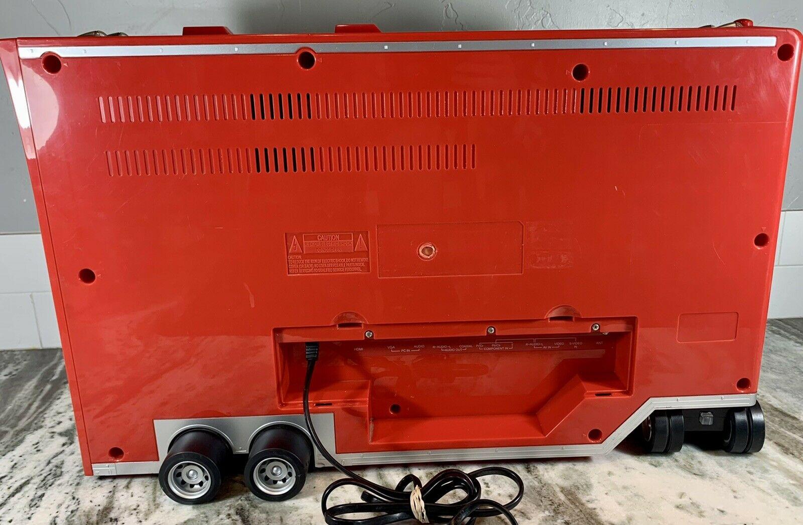 disney cars 19” lcd tv mack lightning mcqueen television w/ remote. tested works