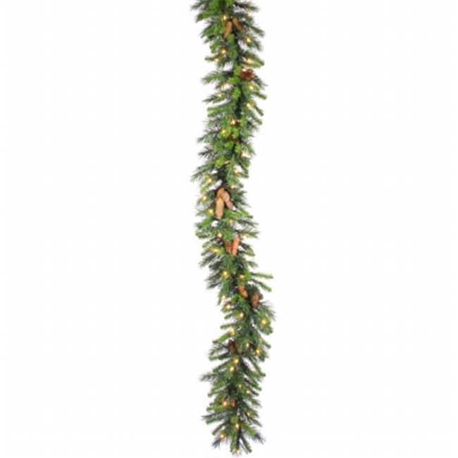 Vickerman Cheyenne Pine Cone Artificial 50' Unlit Holiday Christmas Garland