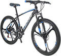 OBK X5 Aluminium Frame Mountain Bike 27.5 inches Wheels Front Suspnesion Mens Bicycle 21 Speed Dual Disc Brakes for Adult