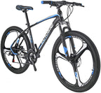 OBK X5 Aluminium Frame Mountain Bike 27.5 inches Wheels Front Suspnesion Mens Bicycle 21 Speed Dual Disc Brakes for Adult