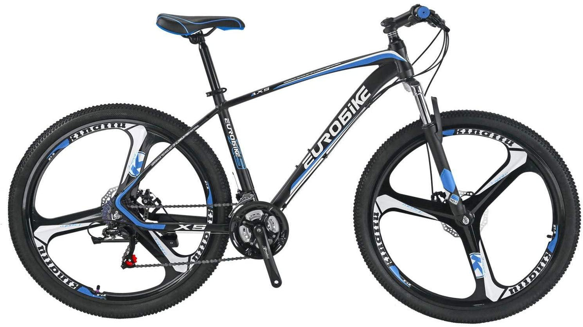 OBK X5 Aluminium Frame Mountain Bike 27.5 inches Wheels Front Suspnesion Mens Bicycle 21 Speed Dual Disc Brakes for Adult