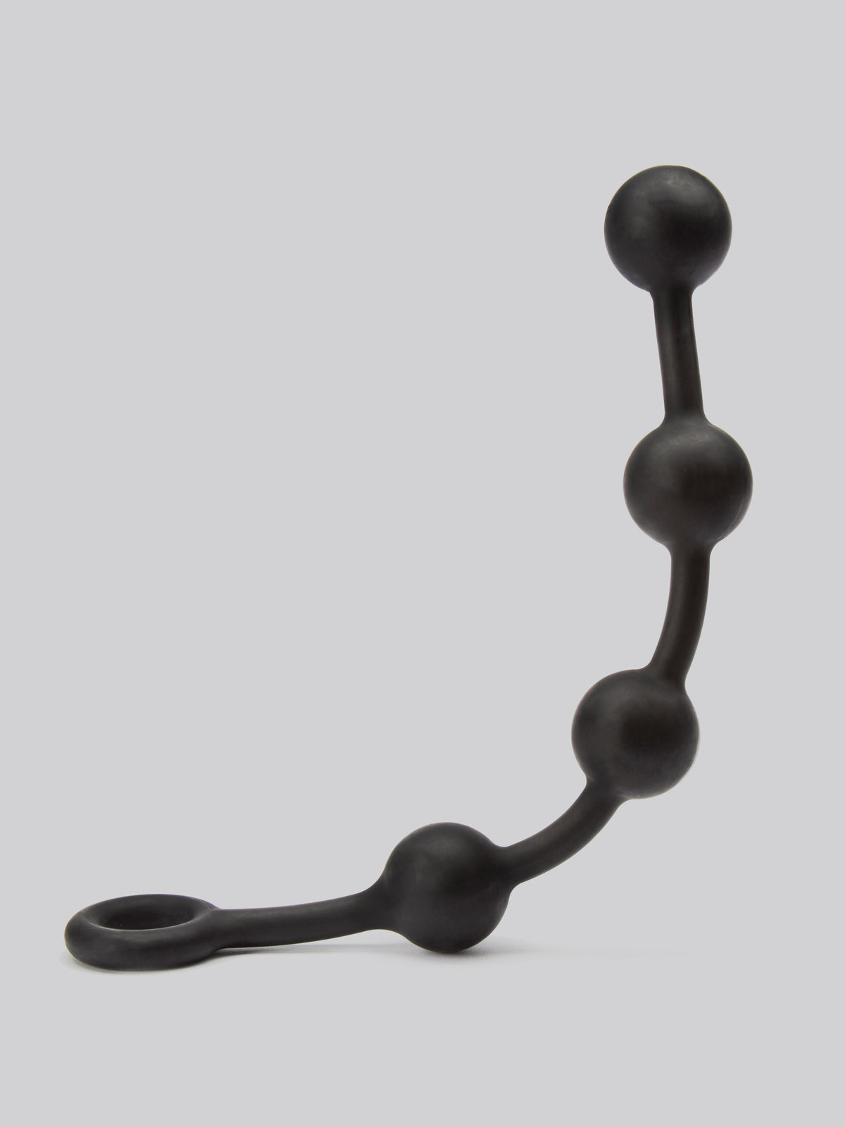 Cannonballs Large Silicone Anal Beads, Black