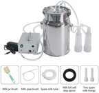 qlwykj cow milking machine, pulsation vacuum pump milker, automatic portable livestock milking equipment