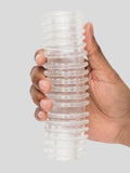 Lovehoney Reversible XL Double Stroker Pleasure Waves, Clear