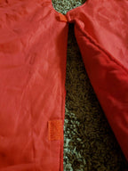 Ruby Red Cotton Christmas Tree Skirt *MINT CONDITION* Rick Rack Ribbon
