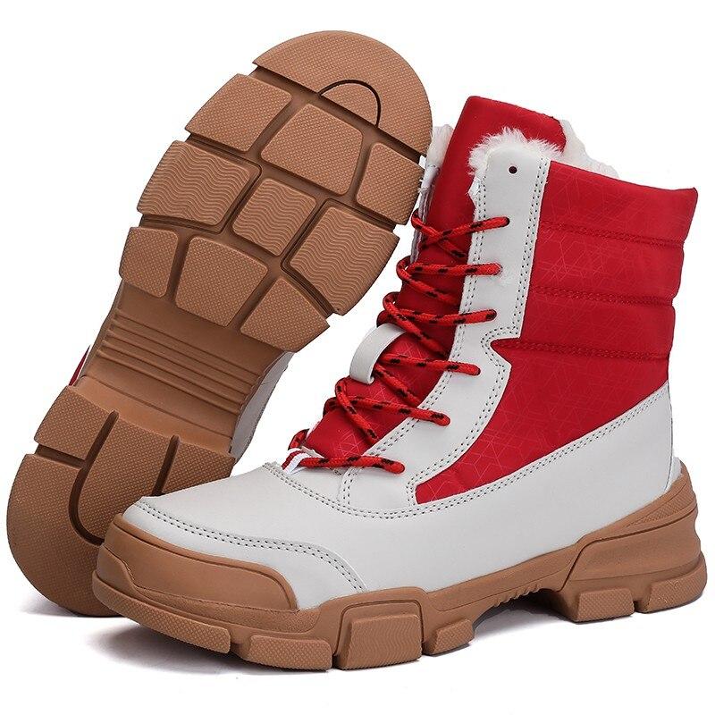 2021 Women Winter Snow Boots Waterproof Fur Ankle Boot