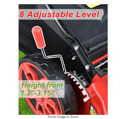 20 in 3 in 1 170 cc Gas Walk Behind Self Propelled Lawn Mower PowerSmart Outdoor