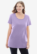 perfect short-sleeve scoop-neck tee