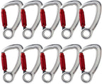 Fusion Climb Liberty Aluminum Auto Lock Captive Eye Carabiner 10-Pack