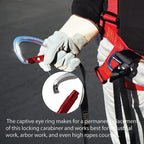 Fusion Climb Liberty Aluminum Auto Lock Captive Eye Carabiner 10-Pack