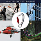 Fusion Climb Liberty Aluminum Auto Lock Captive Eye Carabiner 10-Pack