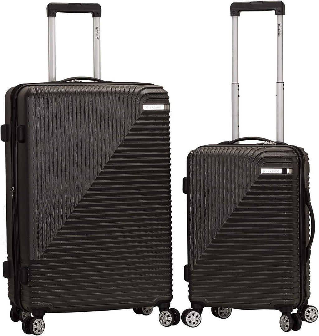 Star Trail Hardside Spinner Wheel Luggage, Grey, 2-Piece Set (20/28)