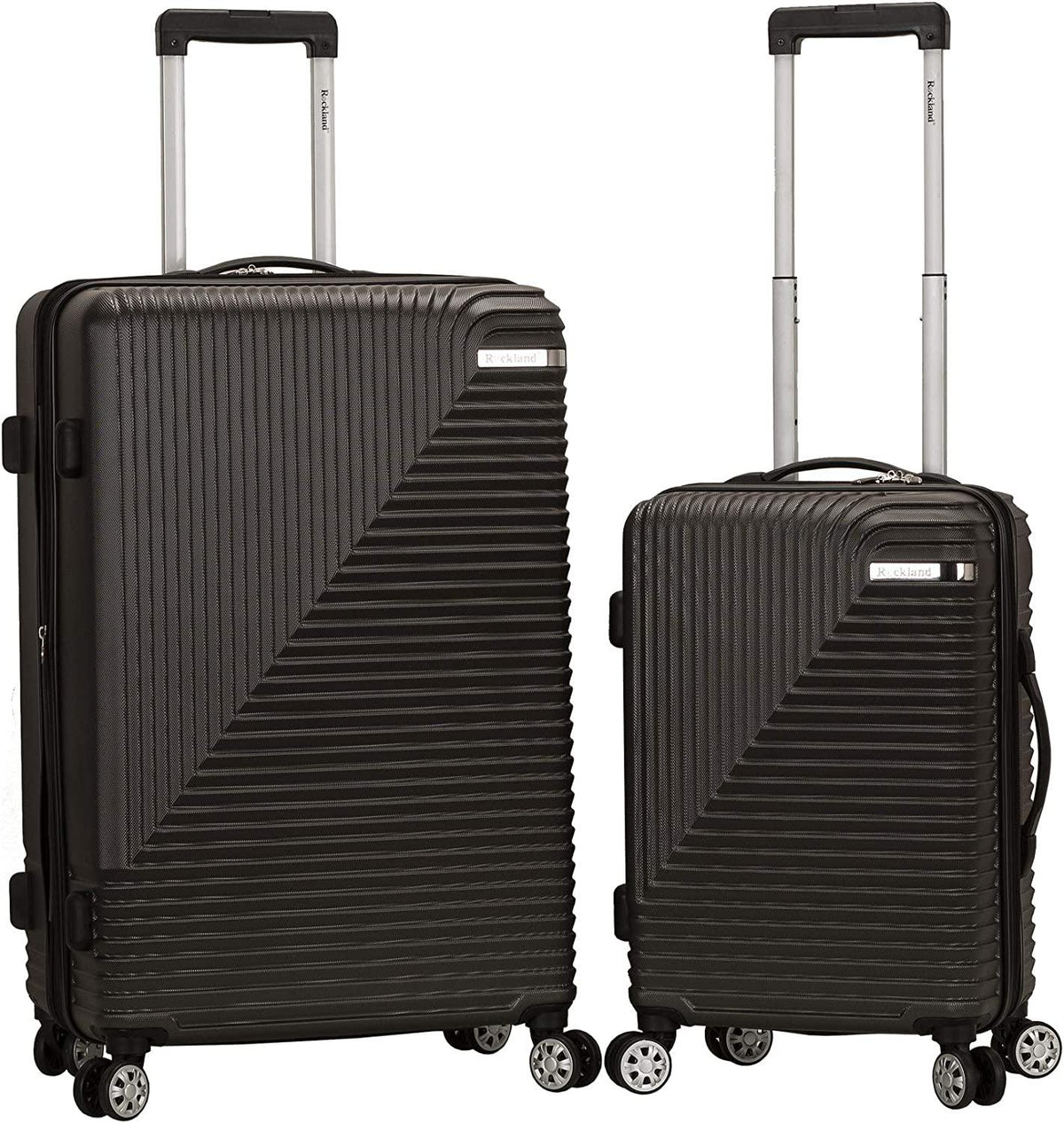Star Trail Hardside Spinner Wheel Luggage, Grey, 2-Piece Set (20/28)