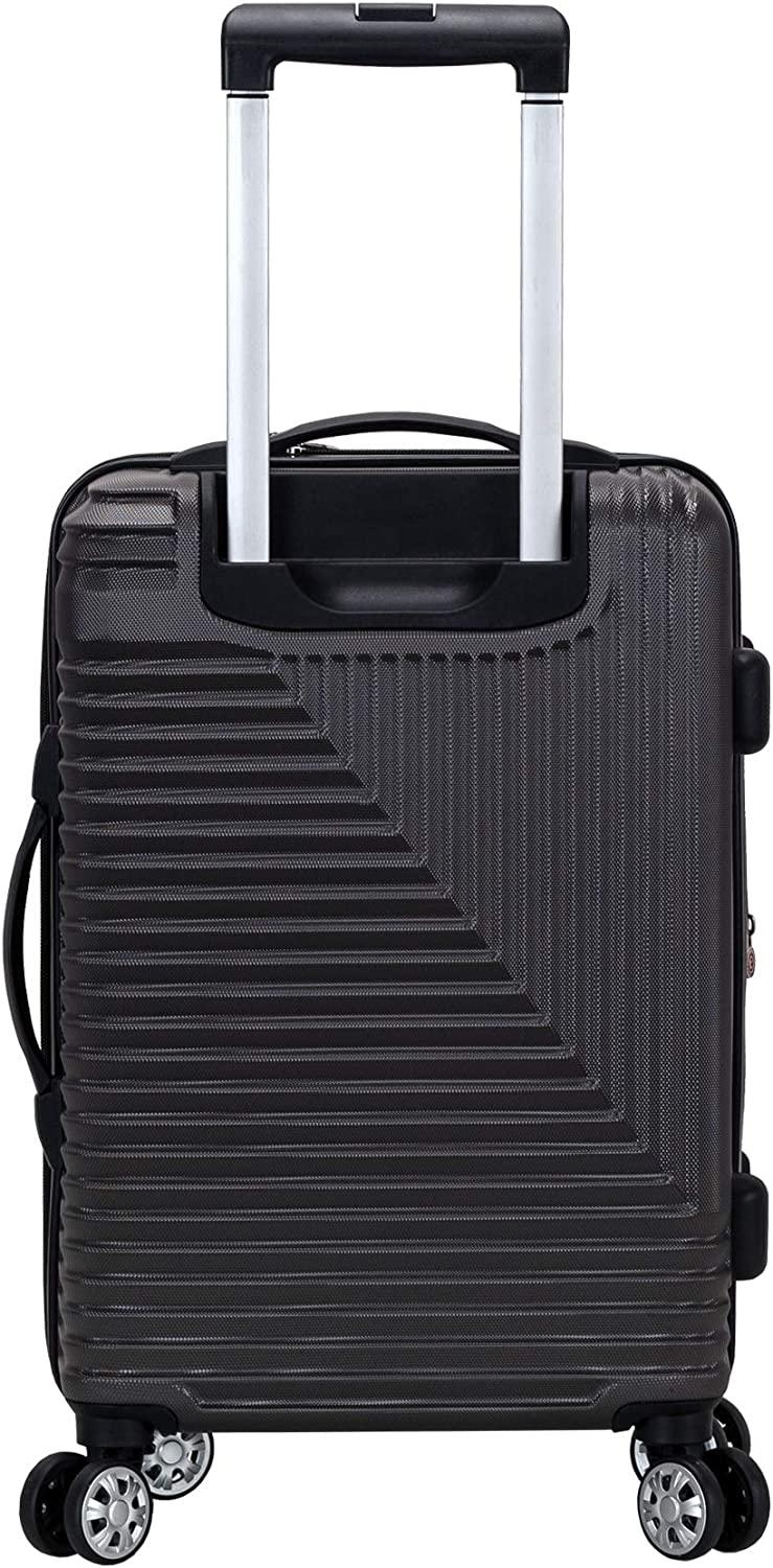 Star Trail Hardside Spinner Wheel Luggage, Grey, 2-Piece Set (20/28)