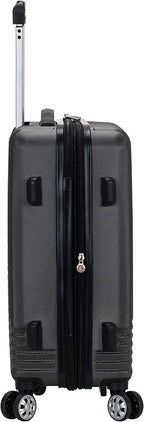 Star Trail Hardside Spinner Wheel Luggage, Grey, 2-Piece Set (20/28)