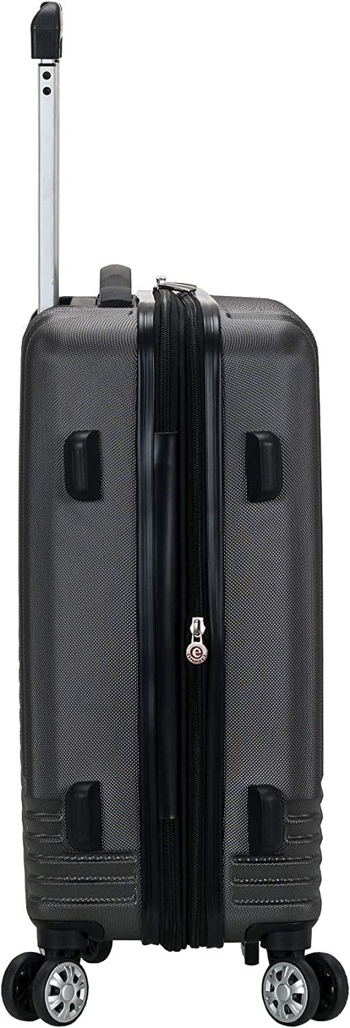 Star Trail Hardside Spinner Wheel Luggage, Grey, 2-Piece Set (20/28)
