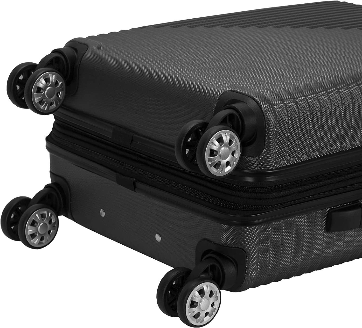 Star Trail Hardside Spinner Wheel Luggage, Grey, 2-Piece Set (20/28)