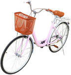 Womens 20inch Classic Bicycle, Retro Women's Bicycle 6 Speed Beach Cruiser Bike