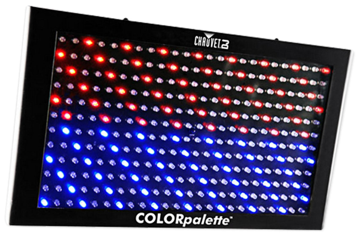 Chauvet DJ COLORpalette LED DMX Light Panel+ Rockville R720L LED Fog Machine