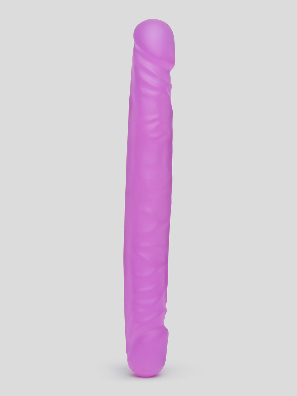 BASICS Double-Ended Dildo 12 Inch, Purple