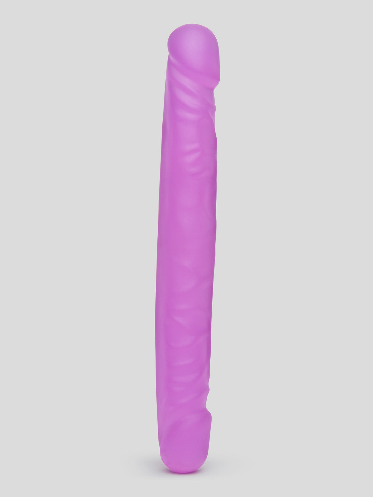 BASICS Double-Ended Dildo 12 Inch, Purple