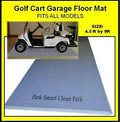 Park Smart 4.5' x 9' Golf Cart GaraFloor Mat - Luxury Grade 50 Mil w SmartMat