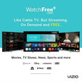 vizio v505-j09 50 inch class 4k led smart tv dolby vision hdr v series hdmi...