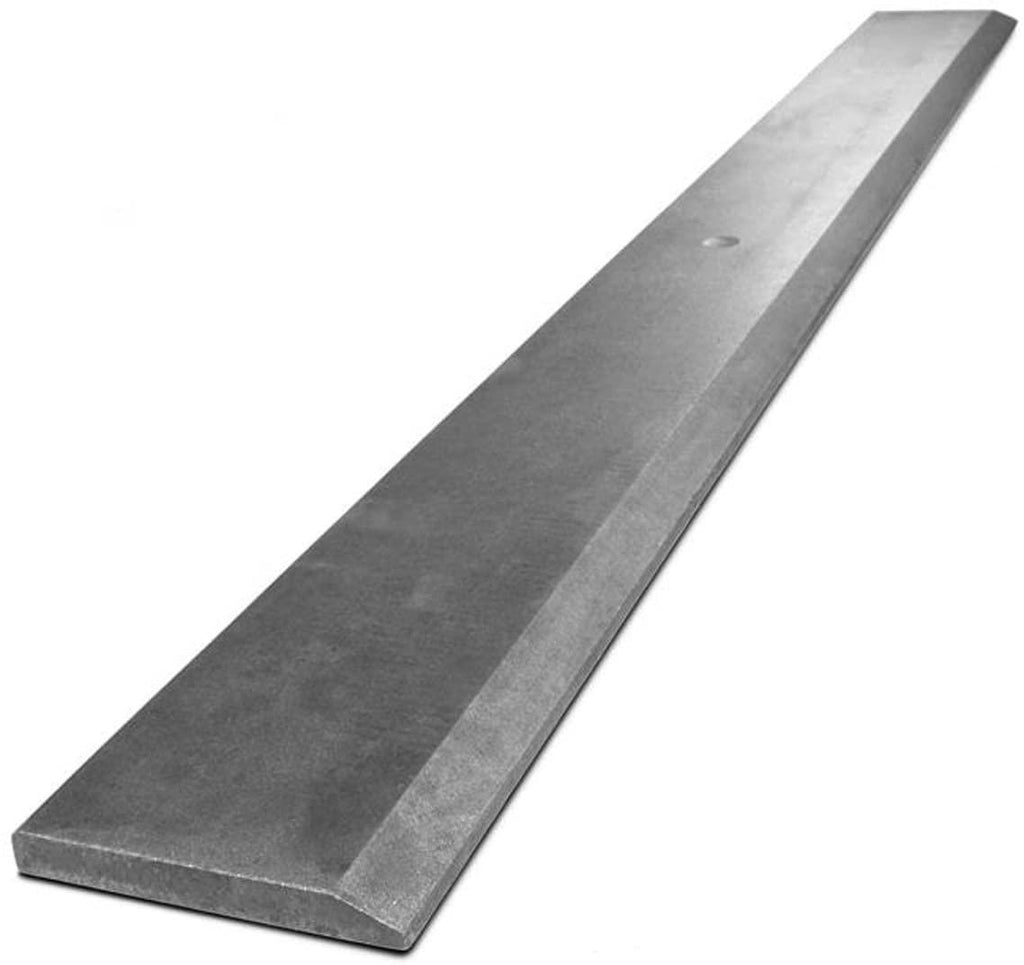 titan attachments cutting edge 84" bucket 1055 carbon steel hardened unpainted