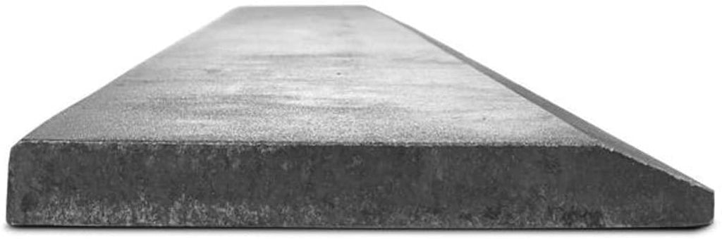 titan attachments cutting edge 84" bucket 1055 carbon steel hardened unpainted