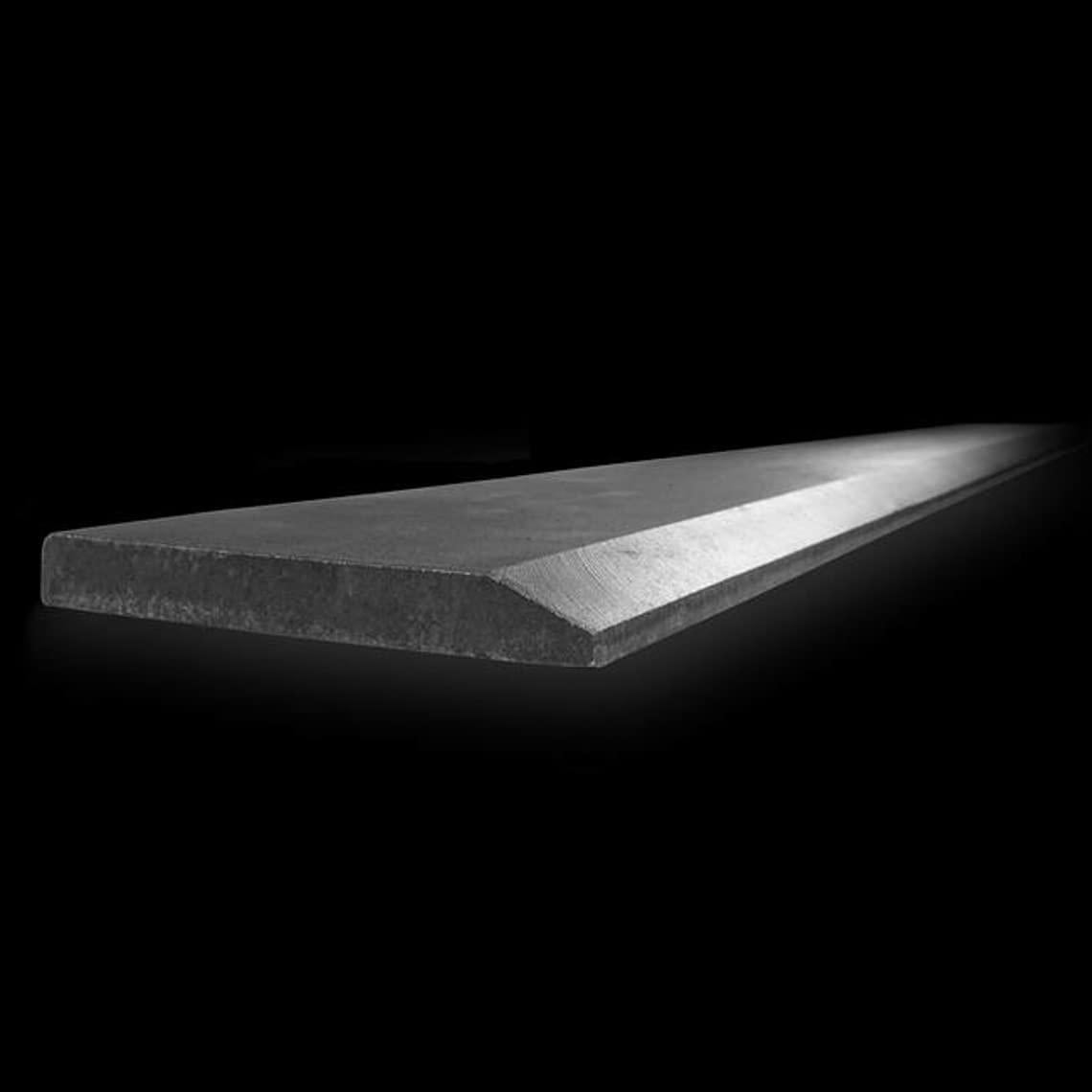 titan attachments cutting edge 84" bucket 1055 carbon steel hardened unpainted