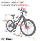24" Mountain Bike 21 Speed, Suspension Mountain Bicycle, Dual Disc Brake City Bikes, Women's Style