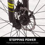 Mongoose Status 2.4 Mens and Womens Mountain, 27.5-Inch Wheels, Aluminum Frame, Dual Suspension, Dark Silver