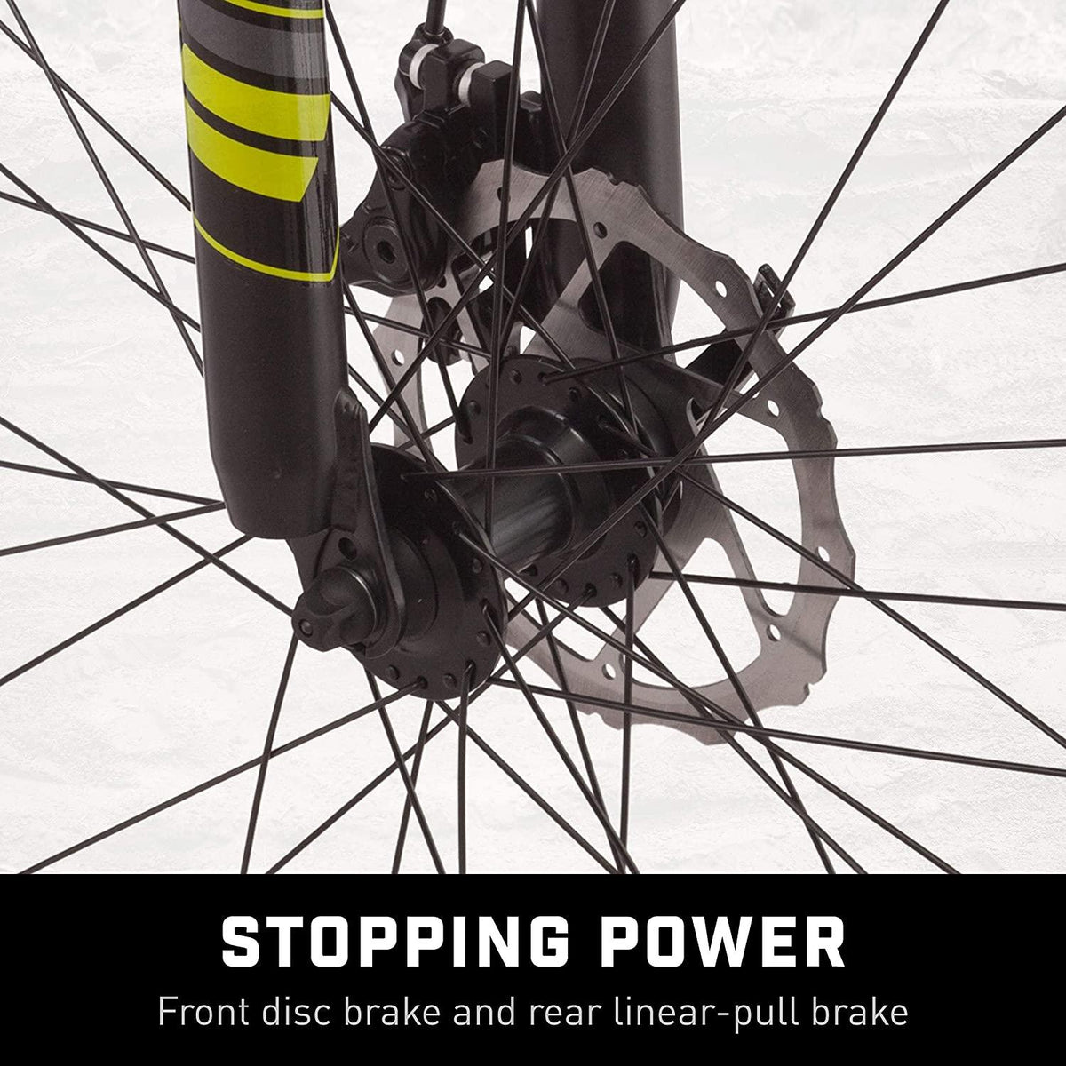Mongoose Status 2.4 Mens and Womens Mountain, 27.5-Inch Wheels, Aluminum Frame, Dual Suspension, Dark Silver