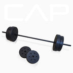 CAP Strength Standard Combo Weight Bench with 90 lb. Vinyl Weight Set