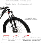 Mountain Bike No Shock Absorption, Foldable Bicycle (26 inch 21/24/27/30 Speed Black and Yellow; White and Blue; Black and White; Black and red)