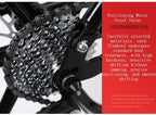 Mountain Bike No Shock Absorption, Foldable Bicycle (26 inch 21/24/27/30 Speed Black and Yellow; White and Blue; Black and White; Black and red)