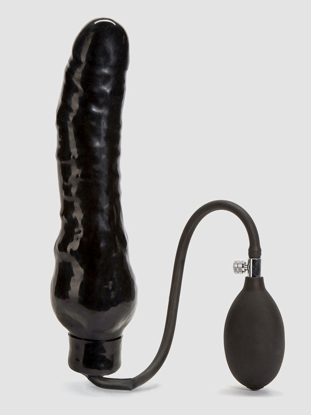 Cock Locker Huge Inflatable Dildo 9 Inch, Black
