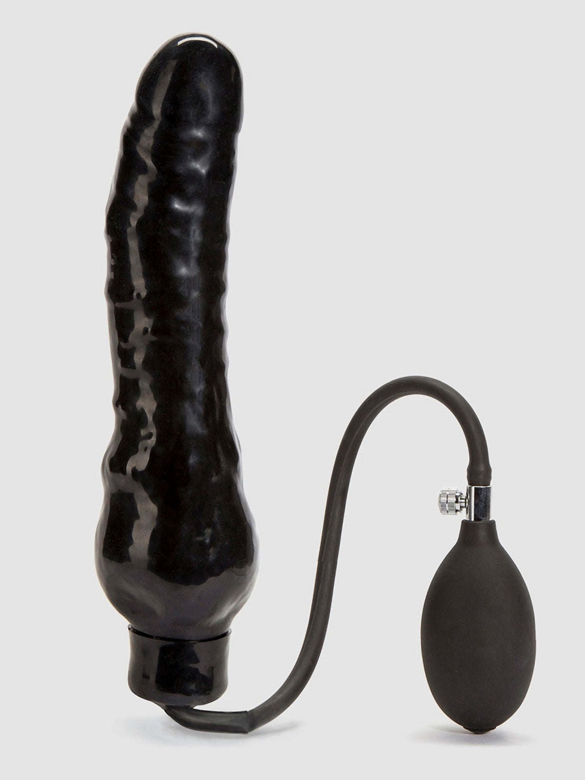 Cock Locker Huge Inflatable Dildo 9 Inch, Black