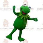 BIGGYMONKEYmascot costume of Kermit, the famous fictional green frog