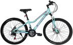 Mountain Bike for Mens Womens Adults, 21 Speeds Disc Brake Mountain Road Bicycles, Lightweight Aluminum and Steel Frame Options, 24 26 Inches Wheel Mountain Bicycles