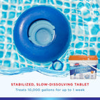 hth 42030 3-inch chlorinating tablets swimming pool chlorine, 37.5 lbs