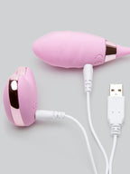 Amour Rechargeable Remote Control Love Egg Vibrator, Pink