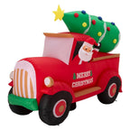 7 ft. Santa Claus On Pick Up Truck Inflatable Decor